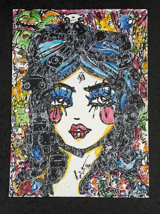 Panda 2026 Sabet 22" x 33" Original
