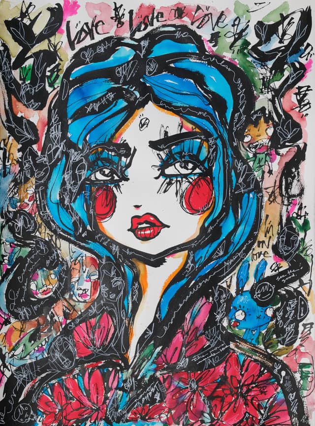 Blue Wonder 2026 Sabet Signed Print Edition of 10 13" x 19" #6