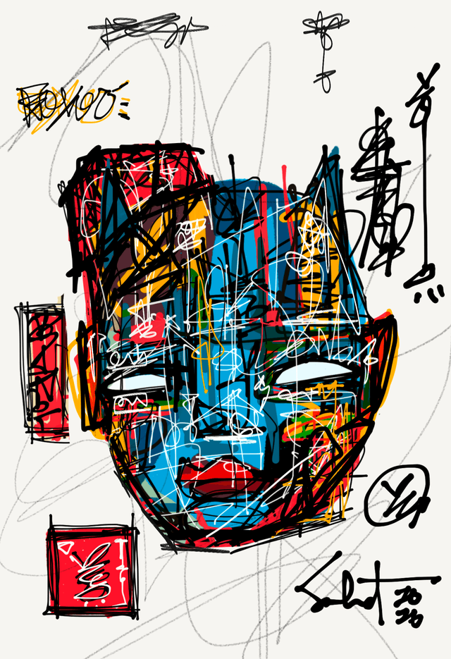 In Transit 2026 Sabet 13” x 19” Mixed Media Original