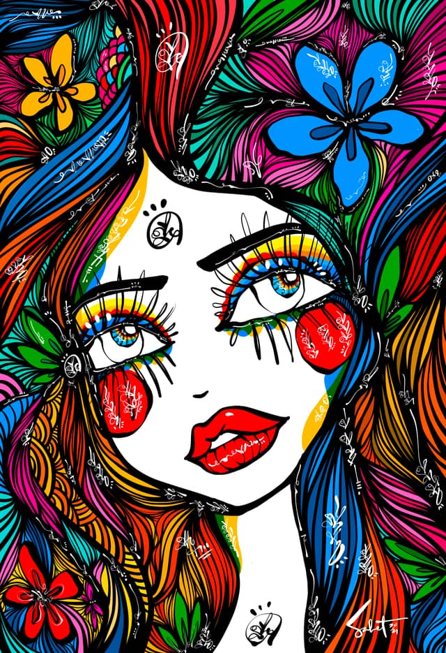 Halo Heart 2026 Sabet 12" x 18" Giclée