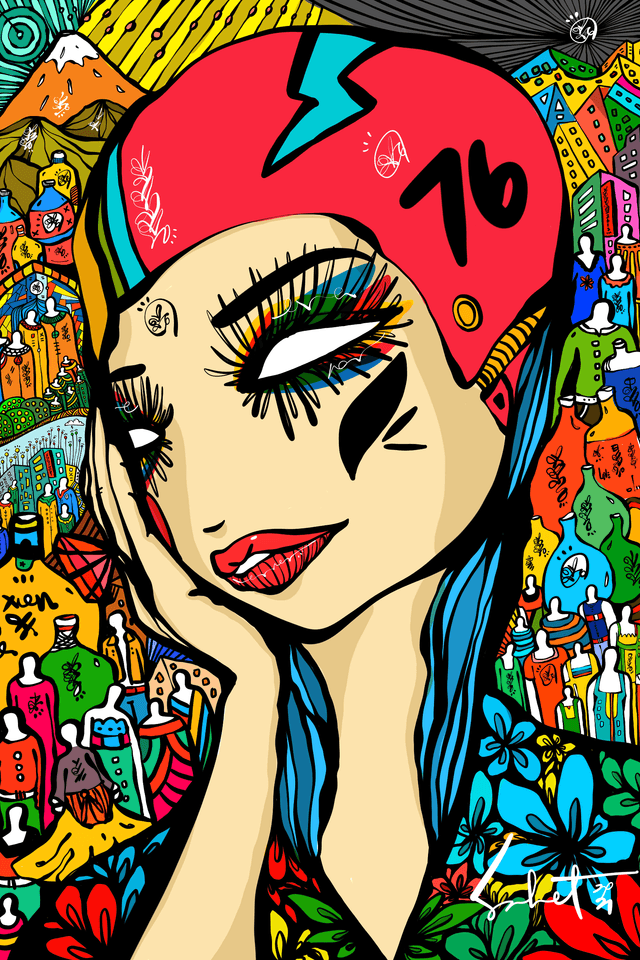 Super76 2026 Sabet 12" x 18" Giclée