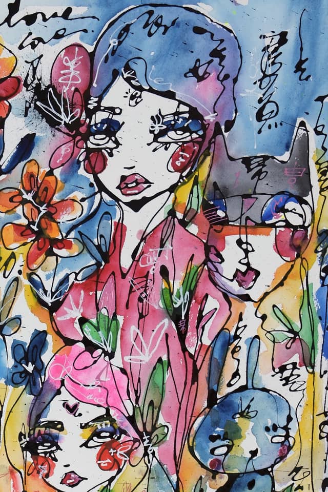 Lovelove 2026 Sabet 12" x 18" Giclée