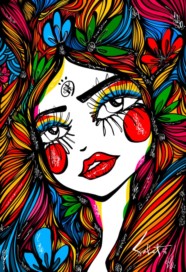 Heart Energy 2026 Sabet 12" x 18" Giclée
