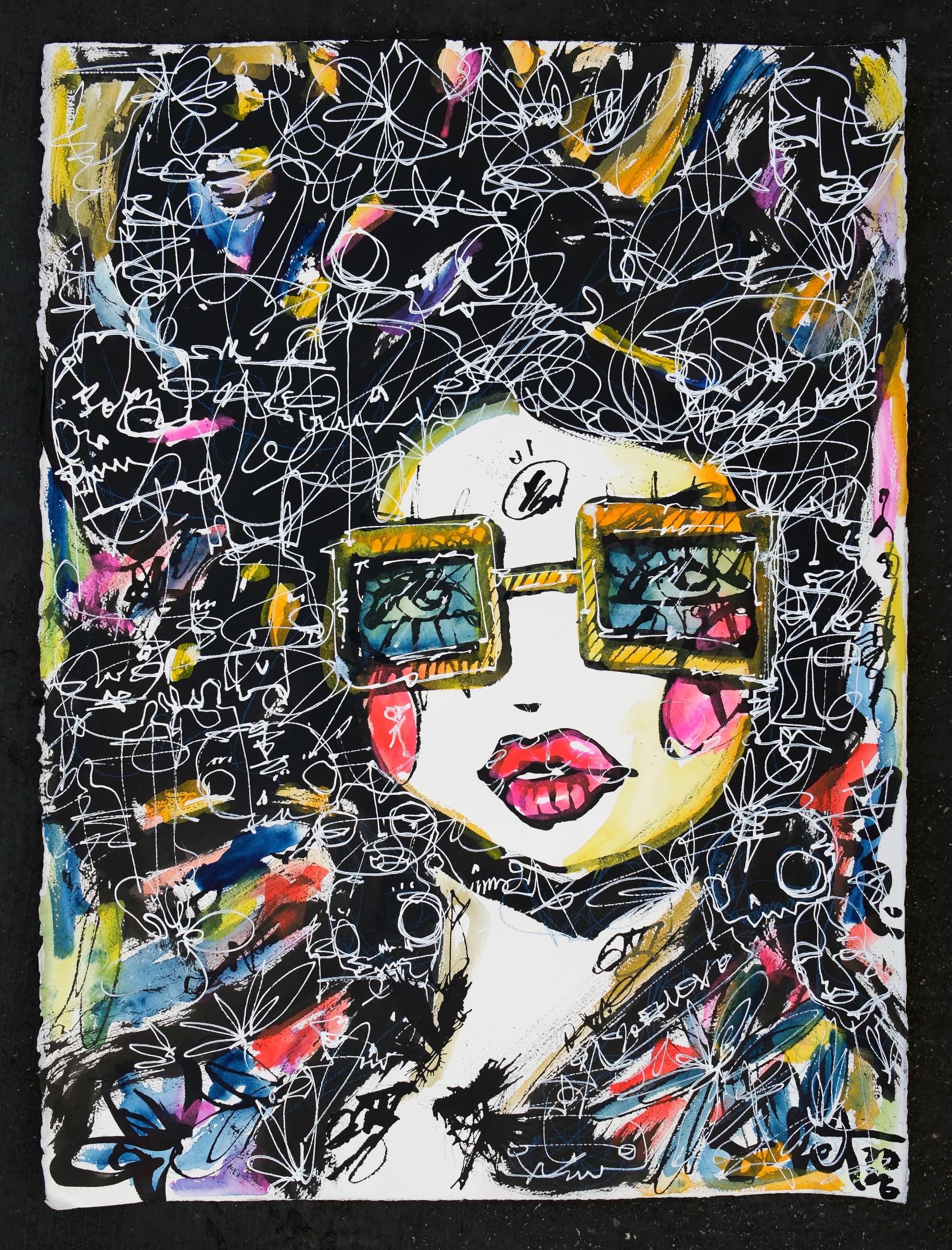 Back Home 2026 Sabet 22" x 30" Original — banner