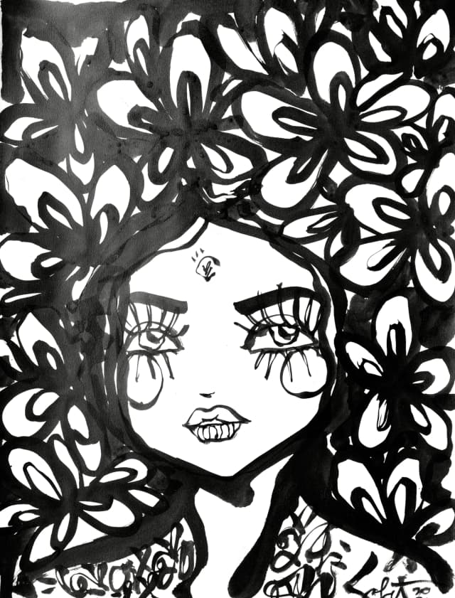 Bumble 2026 Sabet 12" x 18" Giclée