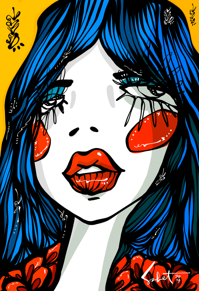 Joyful dreamer 2026 Sabet 12" x 18" Giclée