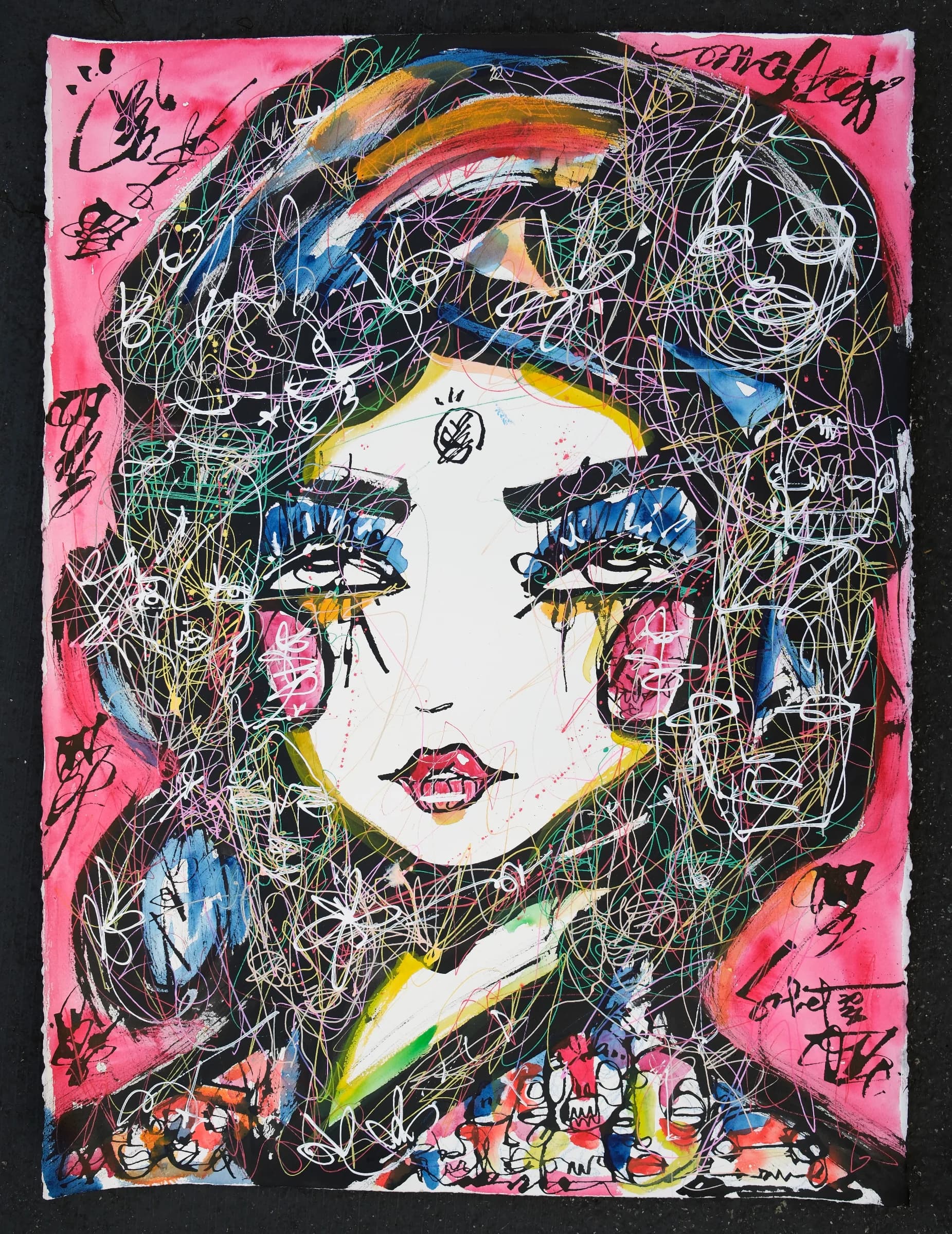 Fusion Flux 2026 Sabet 22" x 30" Original