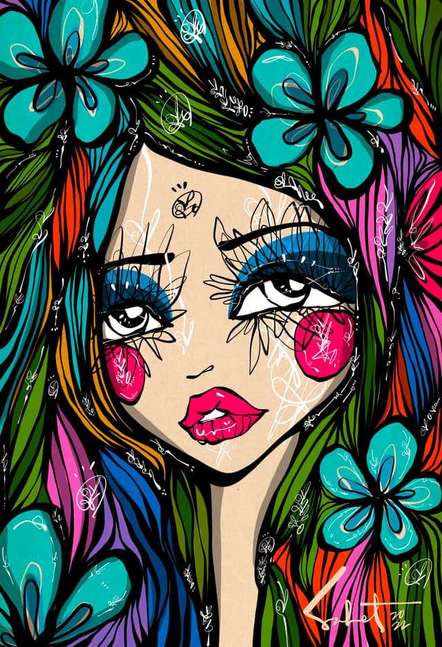 Ocean Eyes 2022 Sabet Signed Print