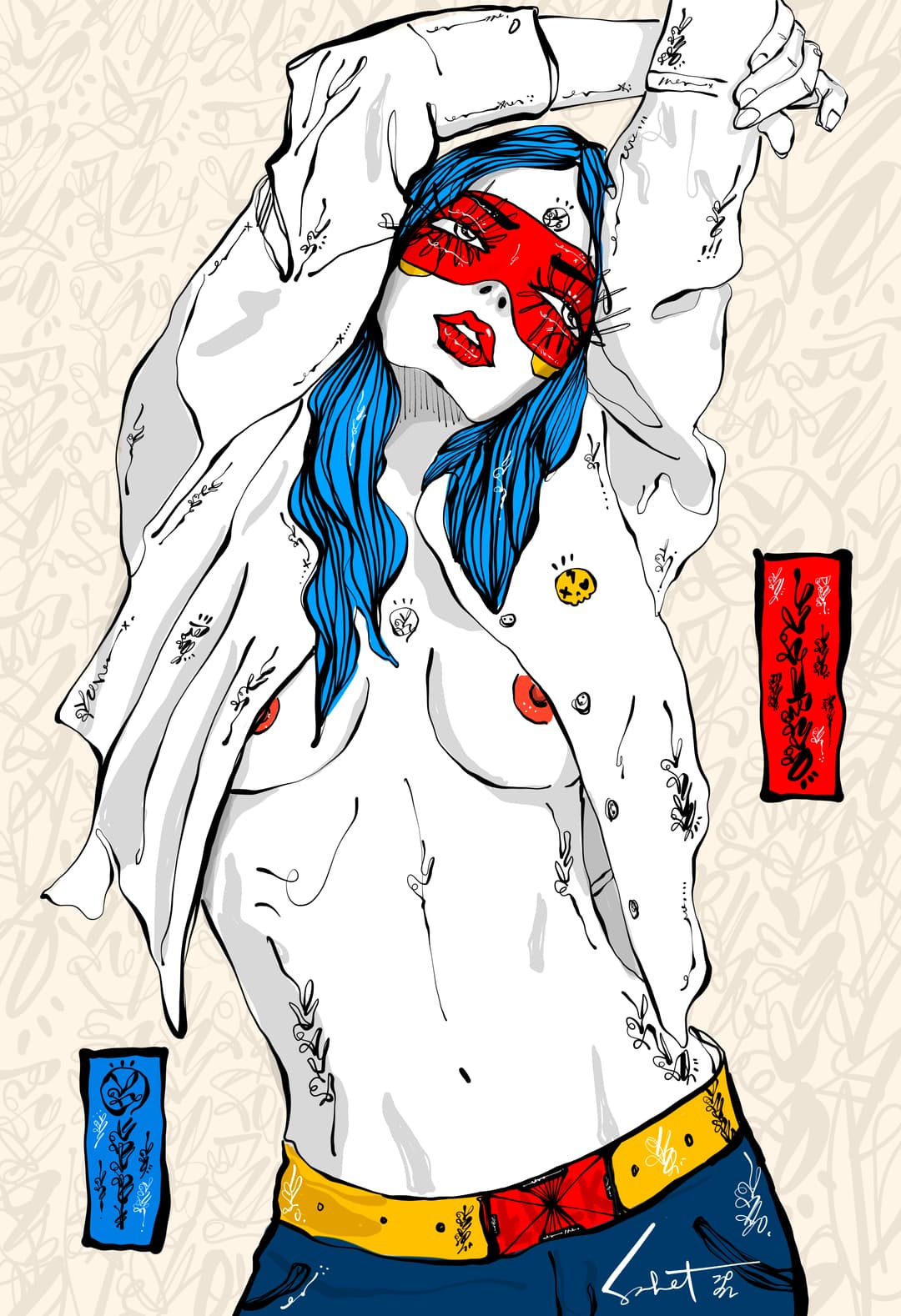 Lucky Ultra 2021 Sabet 13" x 19" Signed Print