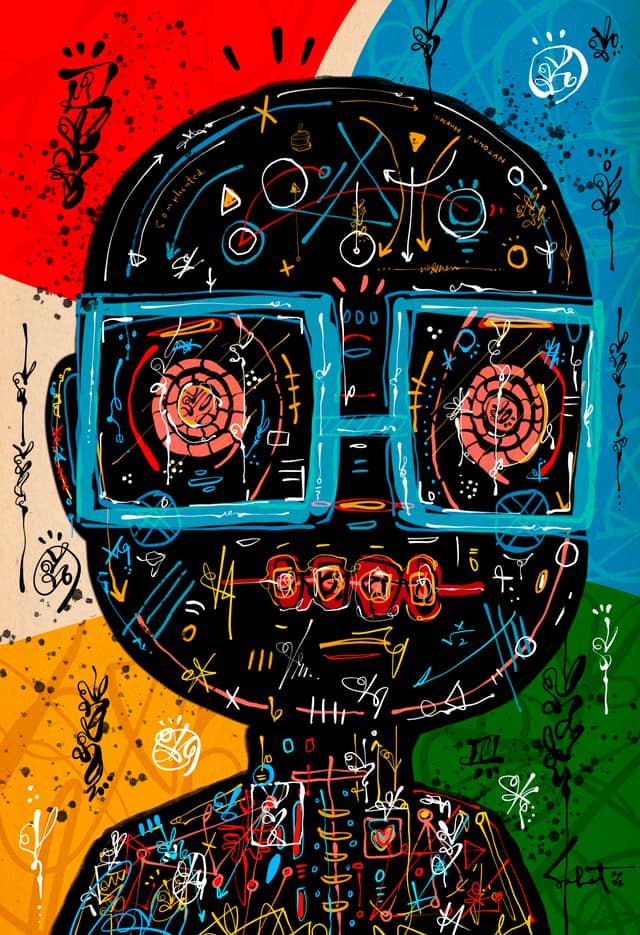 Source One 2021 Sabet 13" x 19" Signed Print