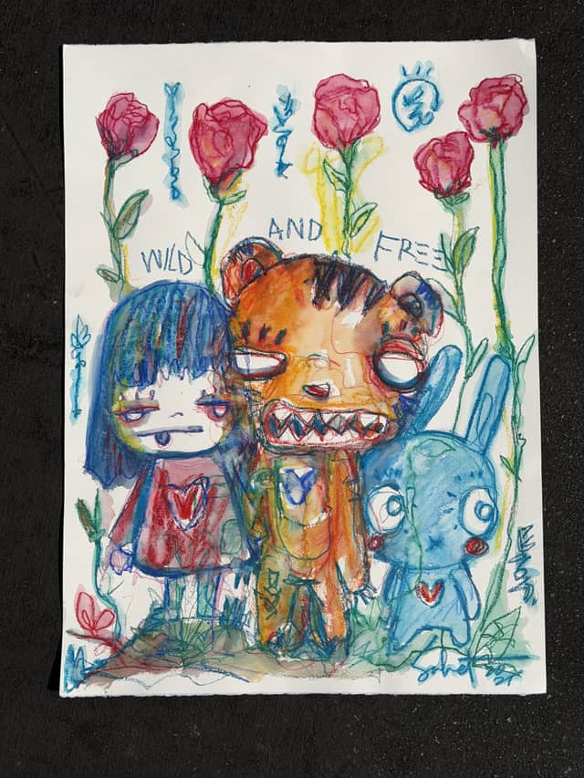 Wild & Free 2026 Sabet Original 22" x 33"