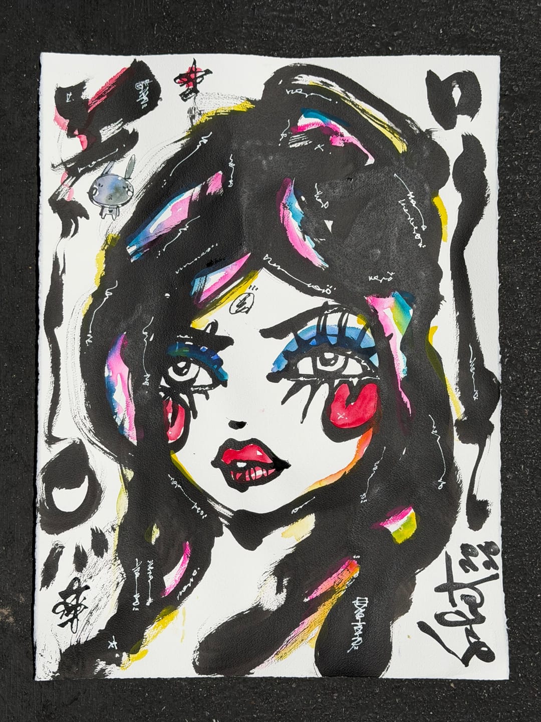 Sweet Strawberry 2026 Sabet 22” x 33” Original