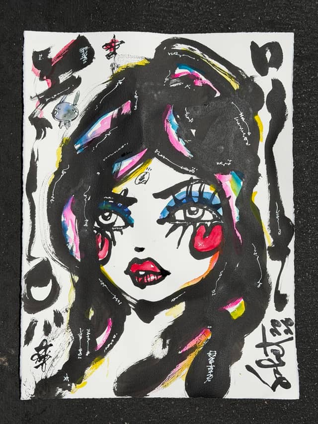 Sweet Strawberry 2026 Sabet 22” x 33” Original