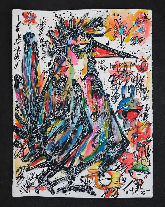 Dodo Love 2026. Sabet original 22" by 30"