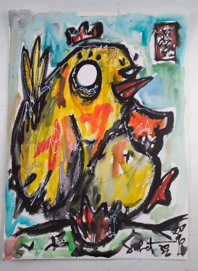 Dodo Golden 2026 Sabet 11" x 15" Original