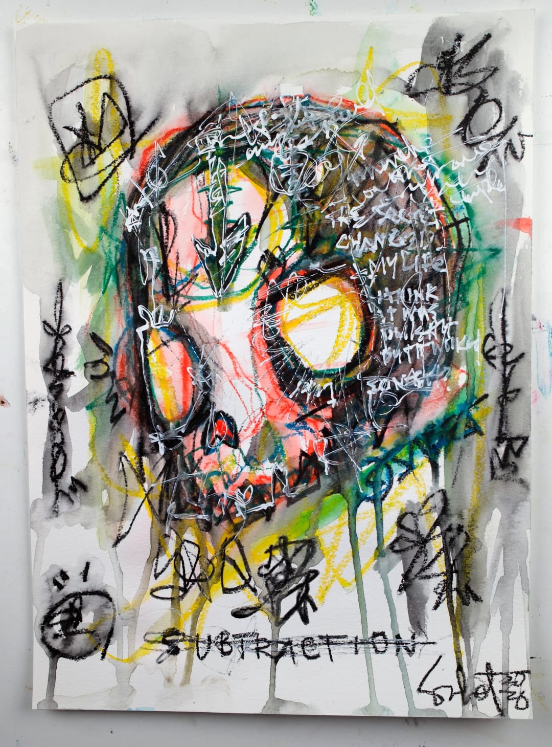 Subtraction 2026 Sabet 11" x 15" Original