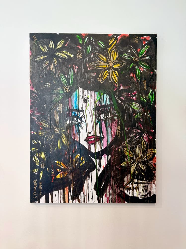 A Beautiful Mess 2017 Sabet Original 36" x 48"
