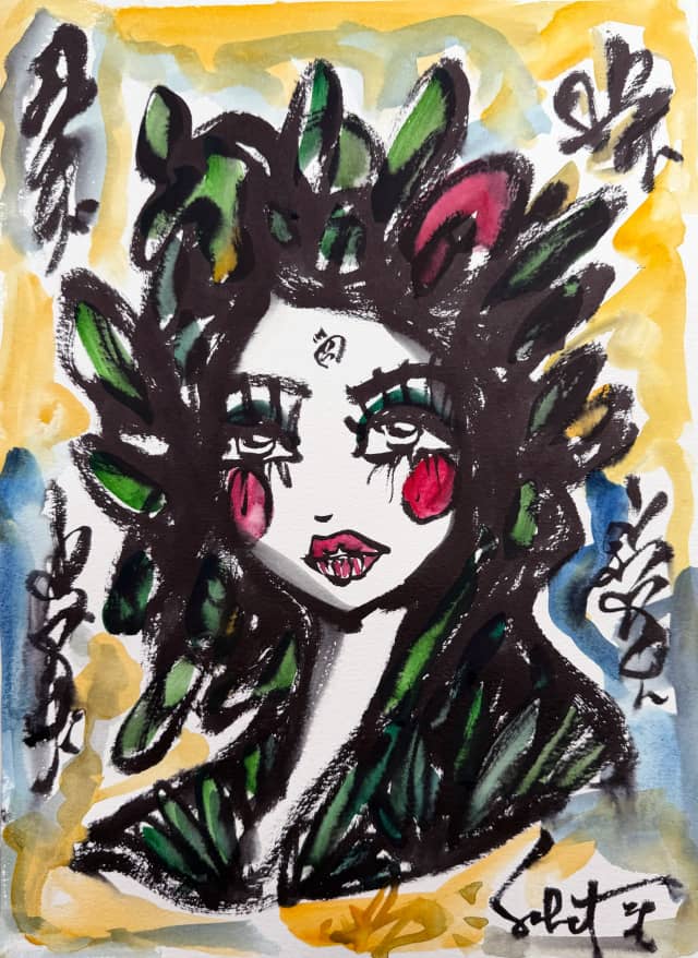 Earth 2026 Sabet Original 11" x 15"