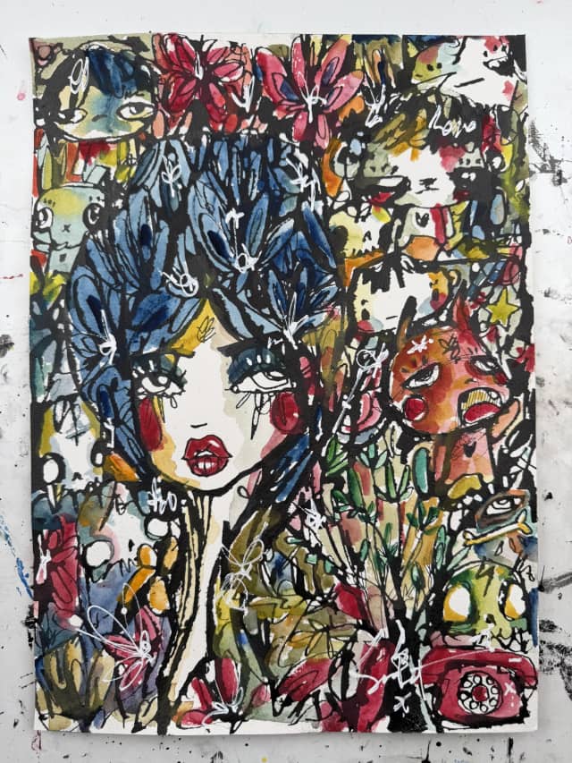 Future Heart 2026 Sabet 10" x 14" Original