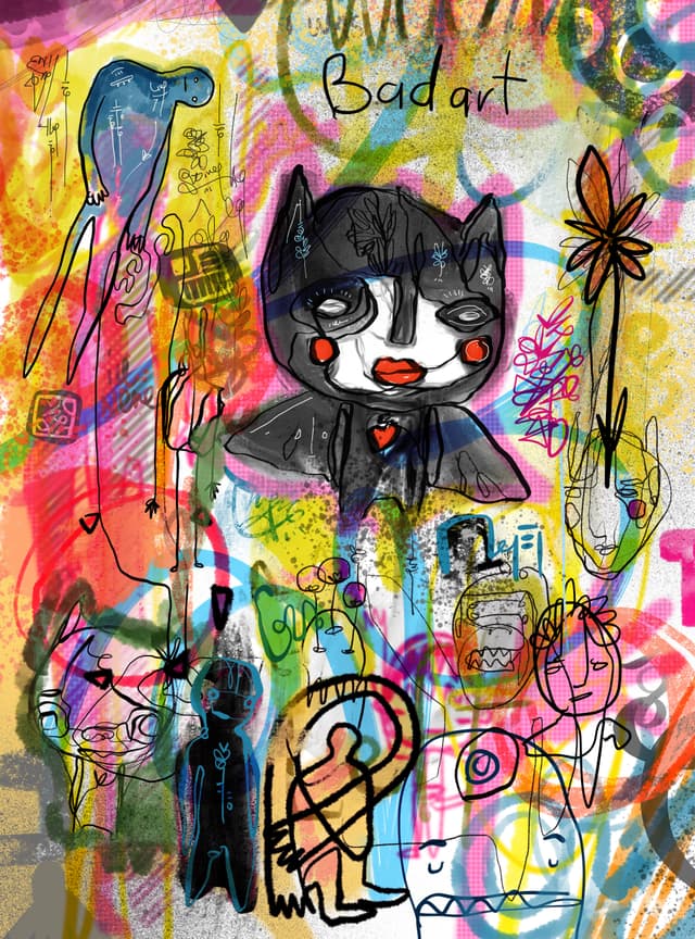 Badart 2026 Sabet 12" x 18" Giclée