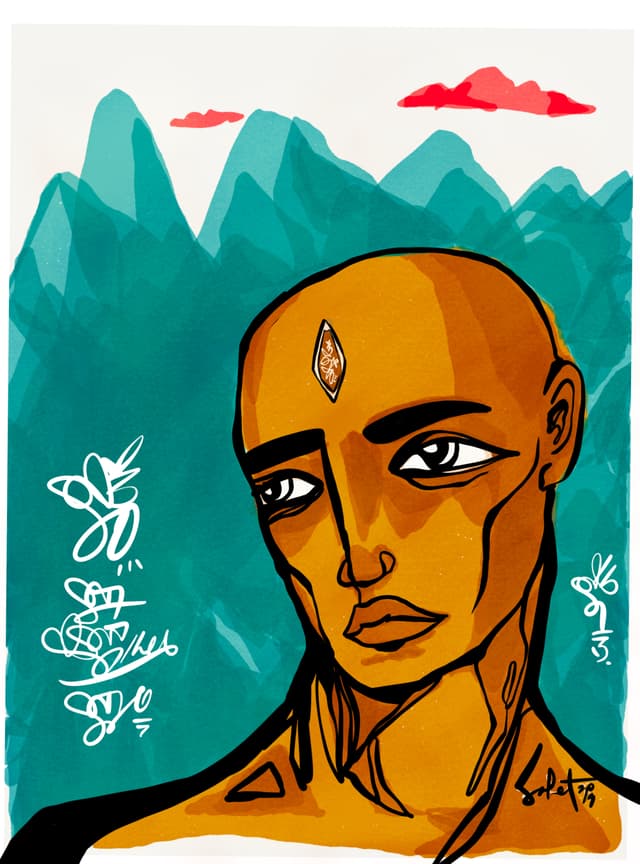 Matrix 2026 Sabet 20" x 30" Gallery Canvas