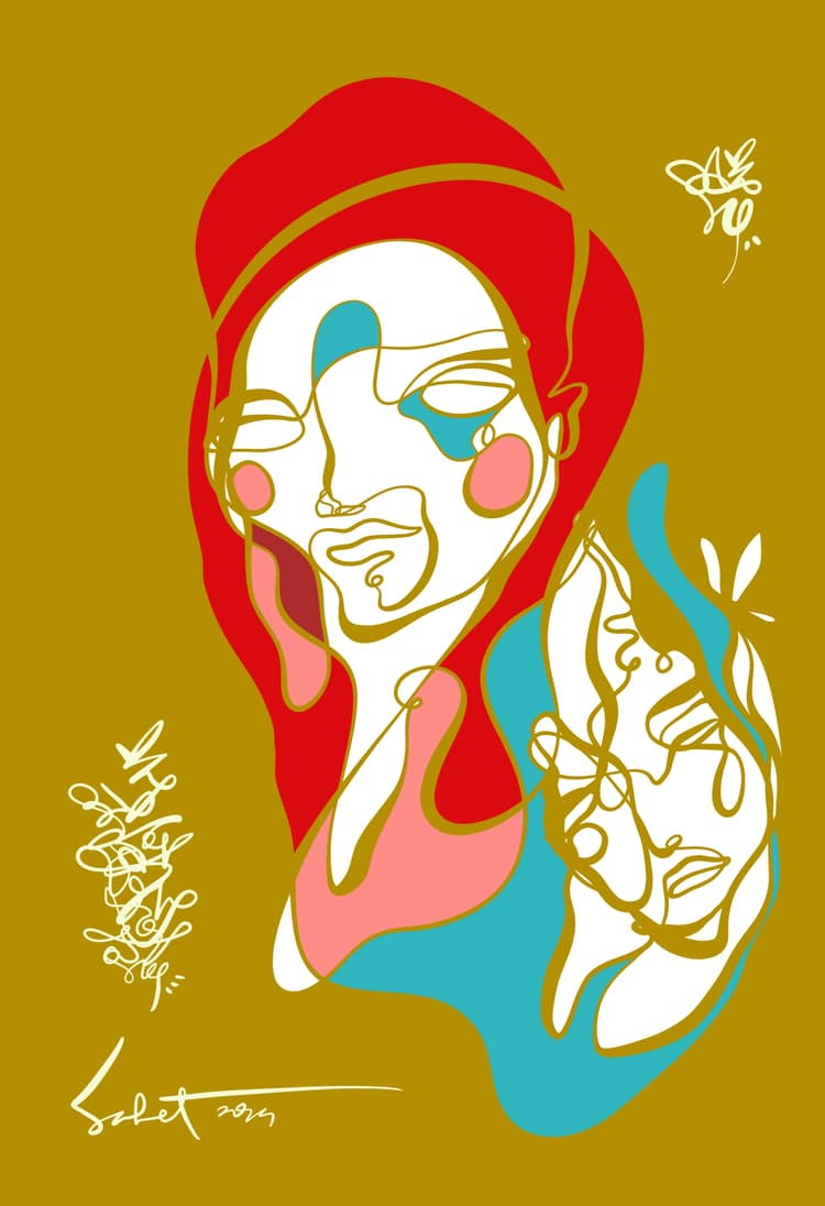 Theexperience 2026 Sabet 12" x 18" Giclée
