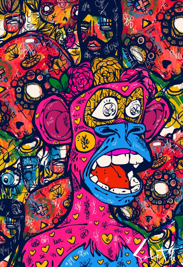 Gone Wild 2026 Sabet 12" x 18" Giclée