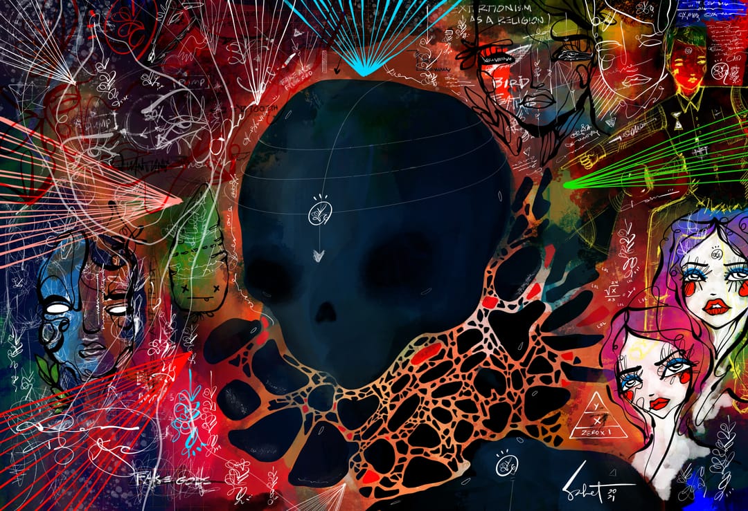 Gasoline 2026 Sabet 12" x 18" Giclée