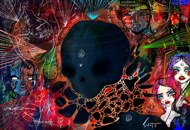 Gasoline 2026 Sabet 12" x 18" Giclée