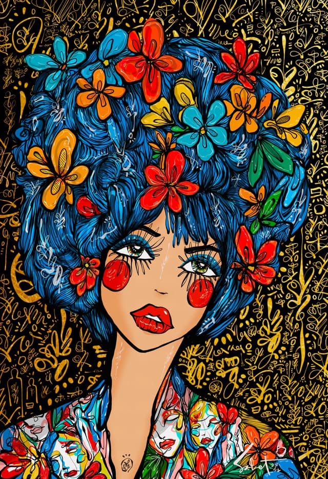 Goddess Frequency 2026 Sabet 12" x 18" Gallery Canvas