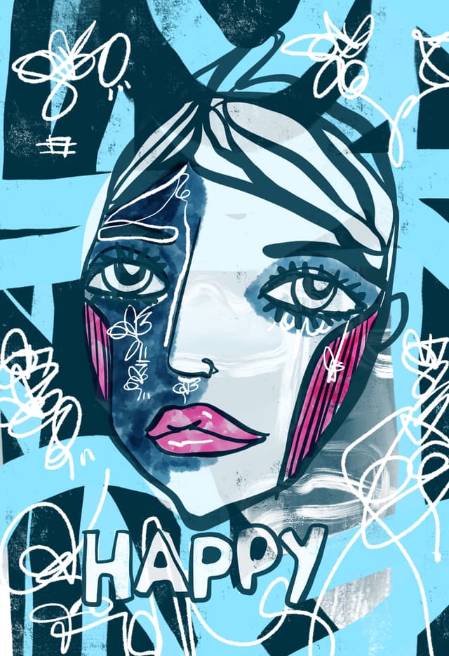 Happy 2026 Sabet 20" x 30" Gallery Canvas