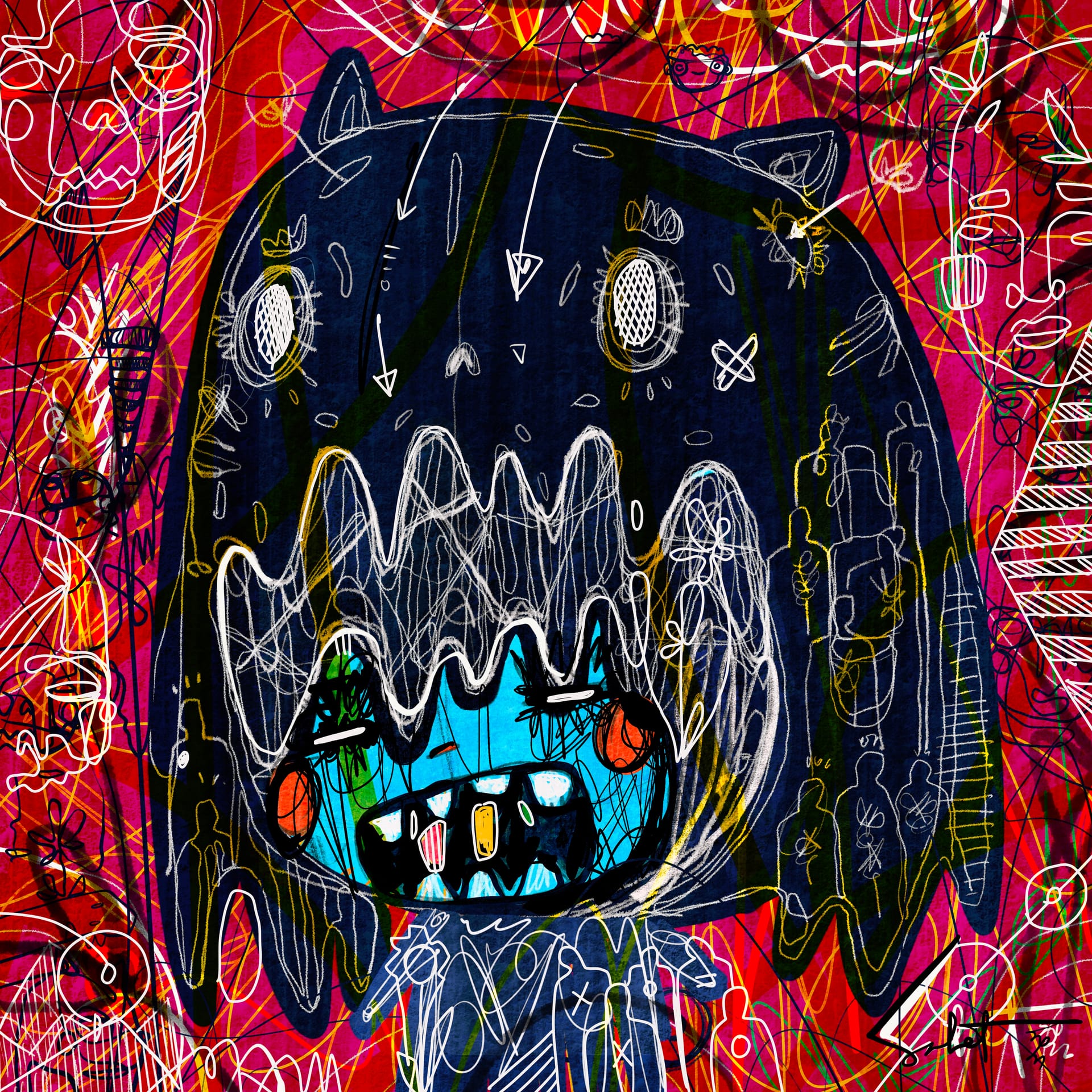 Kawaii Matrix 2026 Sabet 12" x 18" Giclée