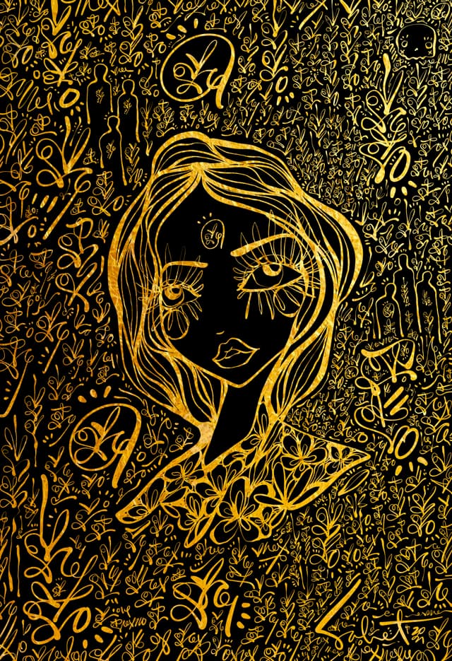 Lovescript Brilliance 2026 Sabet 12" x 18" Giclée
