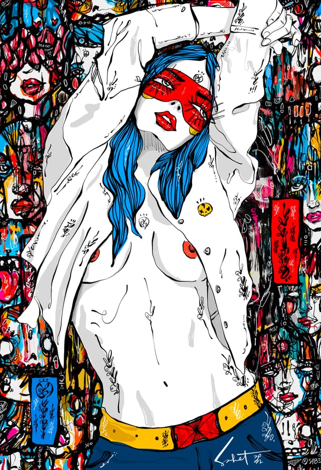 Lucky AF 2026 Sabet 12" x 18" Gallery Canvas