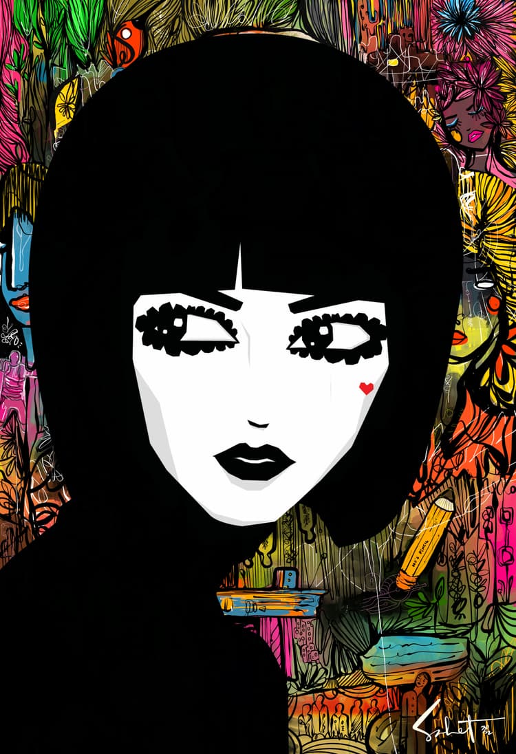 Milk Honey Ultra 2026 Sabet 12" x 18" Giclée