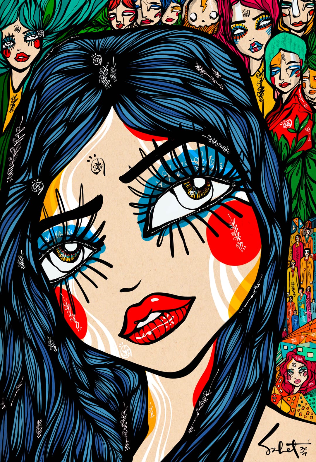 Mystic Heart 2026 Sabet 12" x 18" Giclée