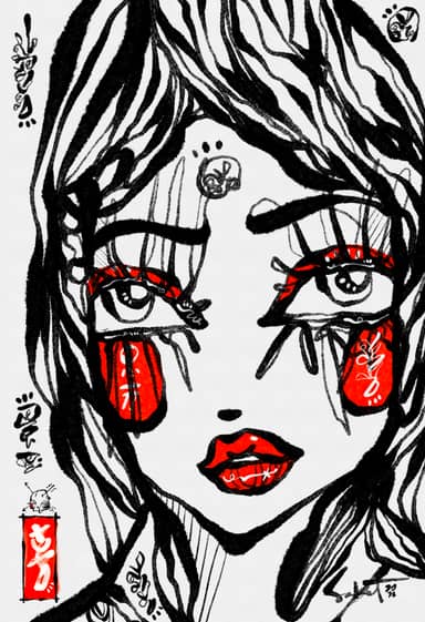 Nishio 2026 Sabet 12" x 18" Giclée