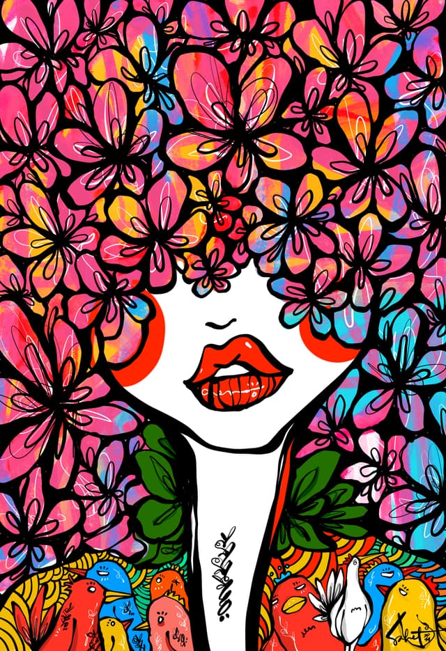 Paradise 2026 Sabet 12" x 18" Giclée