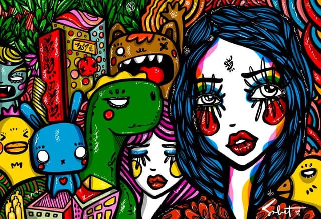 Popcicle 2026 Sabet 12" x 18" Gallery Canvas