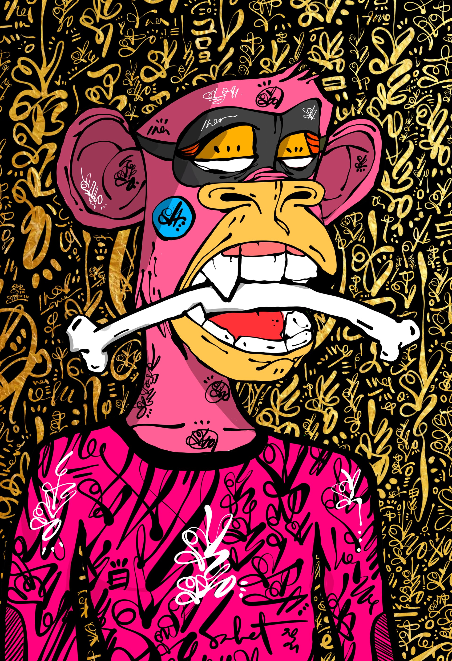 Primal Pink 2026 Sabet 12" x 18" Giclée