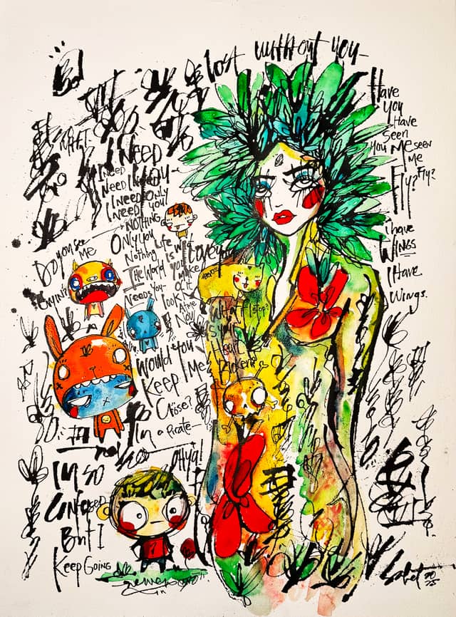 I Need You 2026 Sabet 12" x 18" Giclée