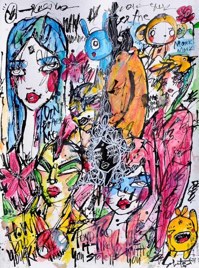 Monki 2026 Sabet 12" x 18" Giclée