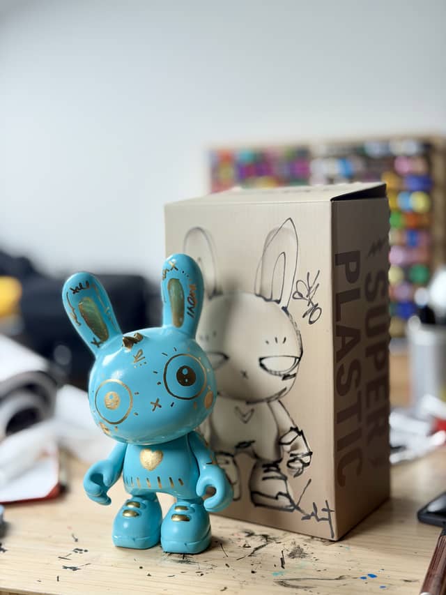 Stitch Bunny x Super Plastic 2025 Sabet