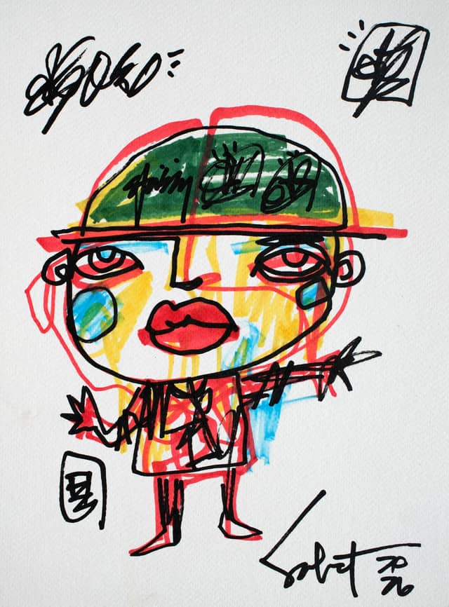 Booboo 2026 Sabet 9" x 12" Original