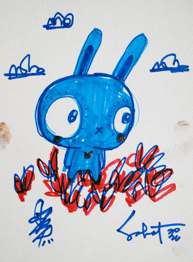Stitch Love 2026 Sabet 9" x 12" Original