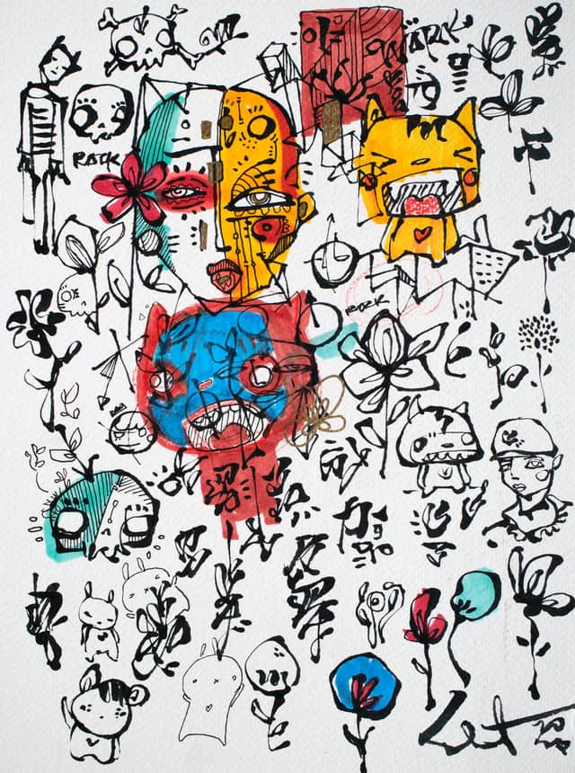 Wild Things 2026 Sabet 9" x 12" Original