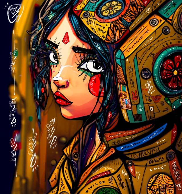 Stardust 2023 Sabet 13" x 19" Mixed Media Original