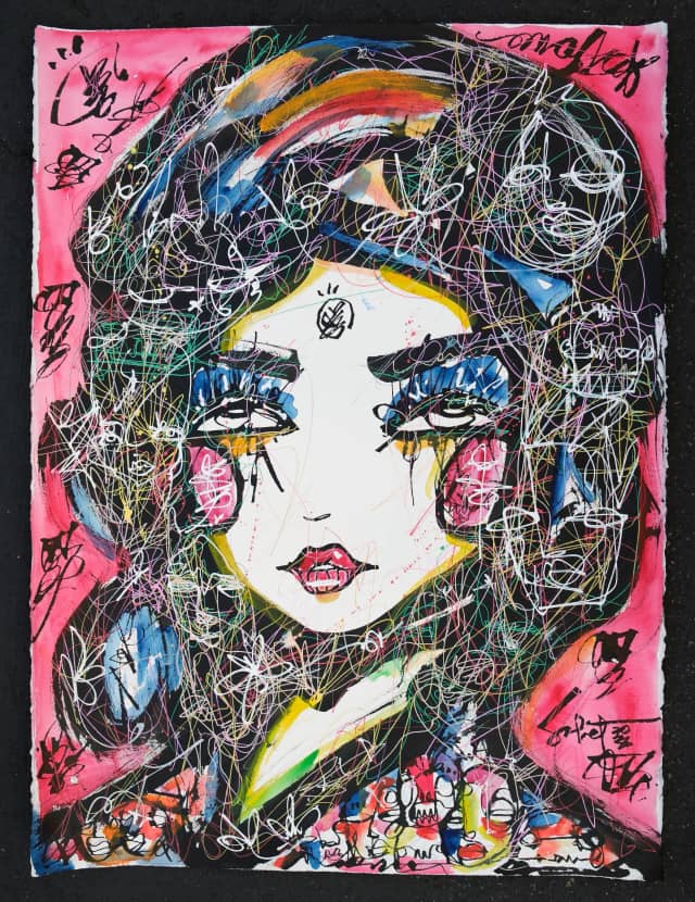 Fusion Flux 2026 Sabet 22" x 30" Original