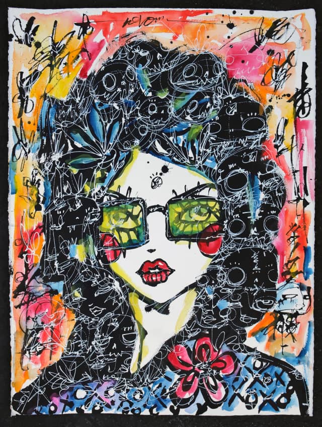Fresh Lens 2026 Sabet 22" x 30" Original