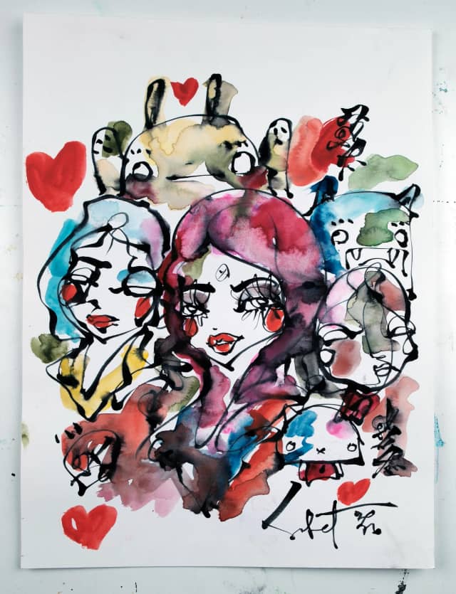 Thepath 2026 Sabet 9" x 12" original